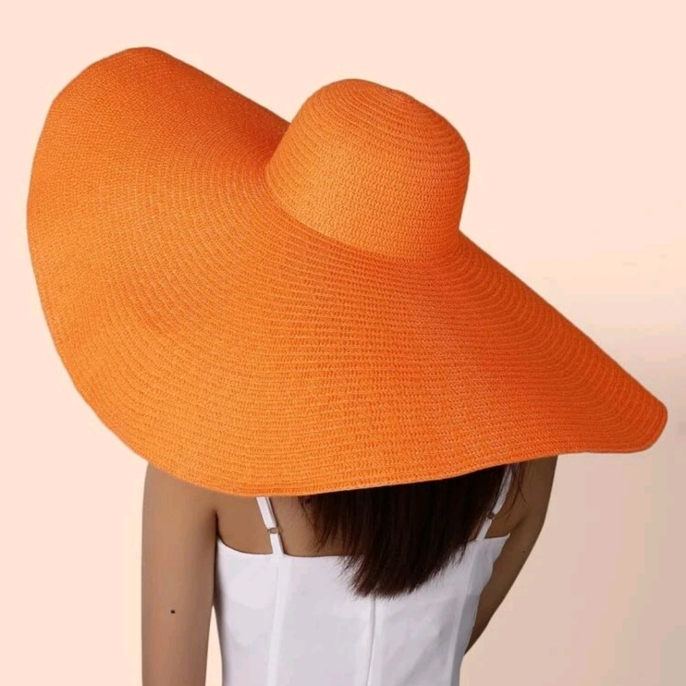 Huge Straw summer sun Hat